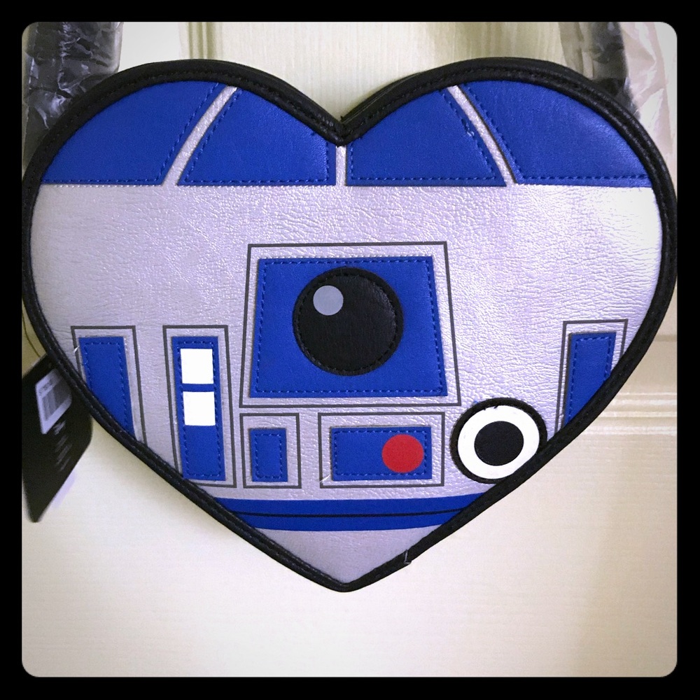 Loungefly R2-D2 Star Wars Heart Shaped Crossbody